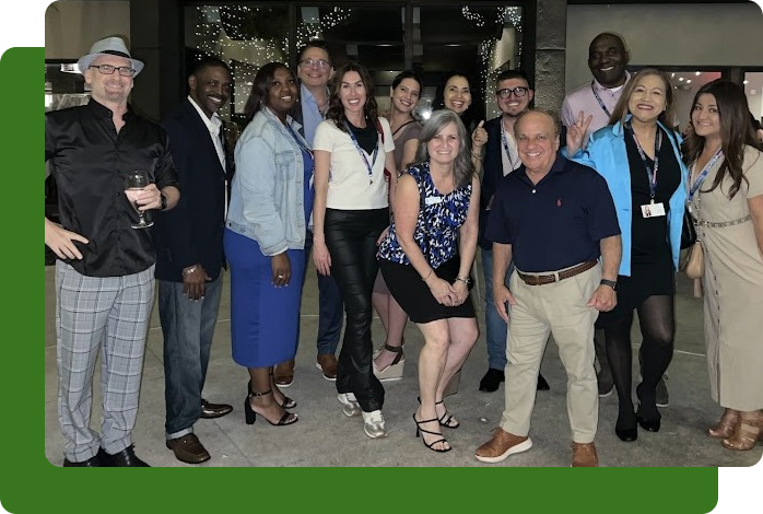 Networking Left Green
