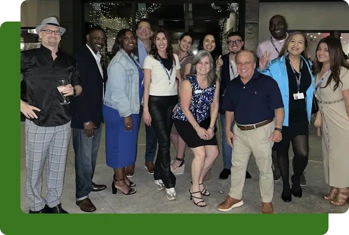 Networking Left Green