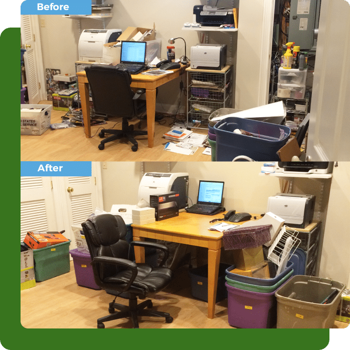 Office declutter