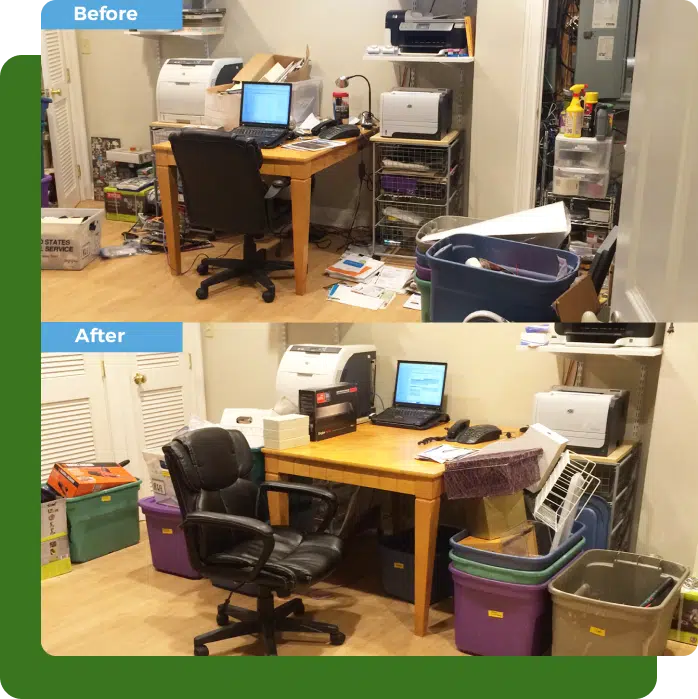 Office declutter