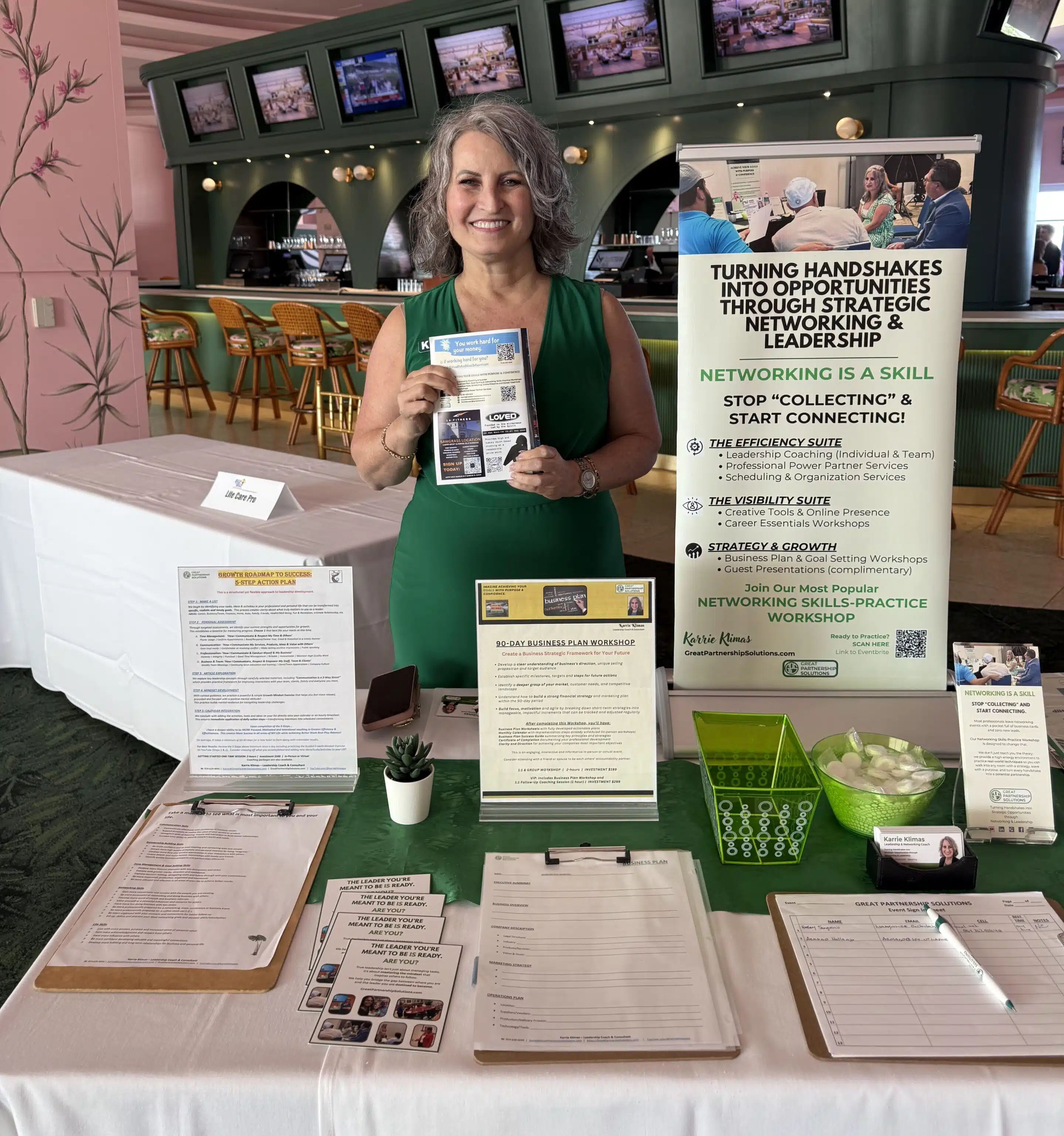 B2B April Expo GPS Table